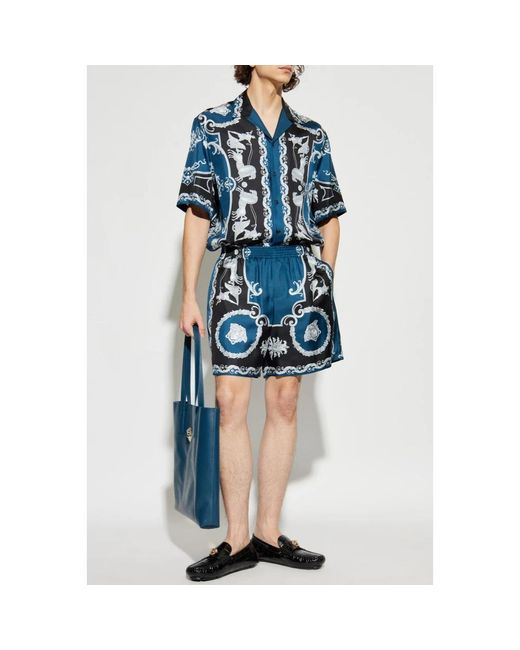Casual Shorts di Versace in Blue da Uomo