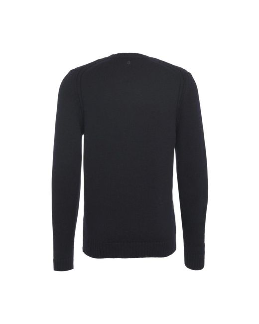 Dondup Blue Round-Neck Knitwear for men