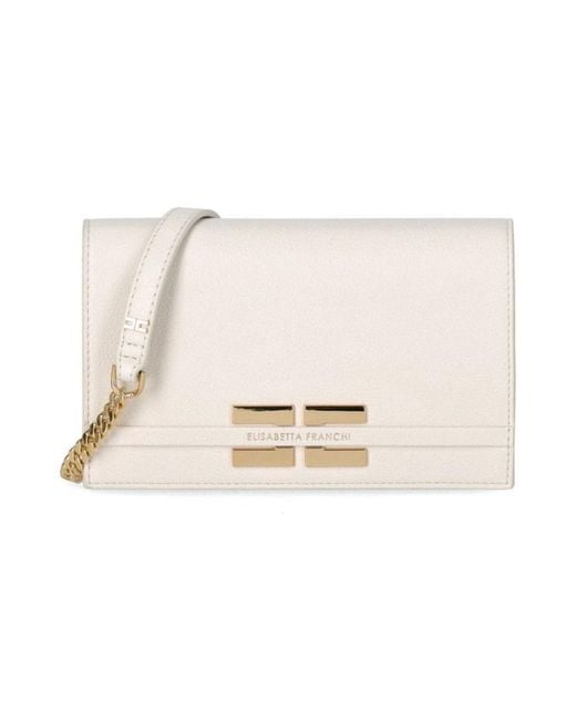 Elisabetta Franchi Natural Cross Body Bags