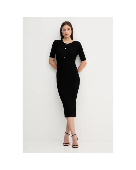 Midi Dresses DKNY de color Black