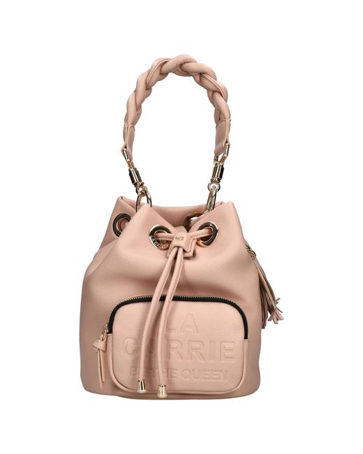 La Carrie Pink Bucket Bags