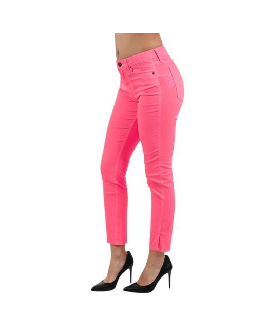 ARMANI EXCHANGE Pink Cropped Trousers
