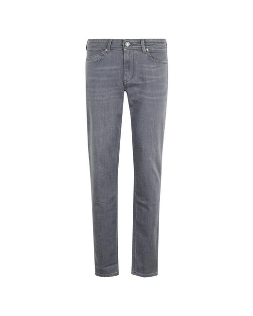 Slim-Fit Jeans Re-hash de hombre de color Gray
