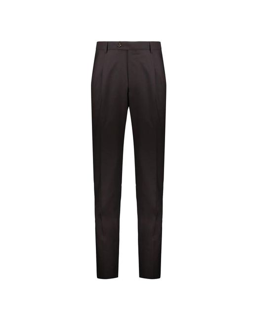 Moorer Black Suit Trousers for men
