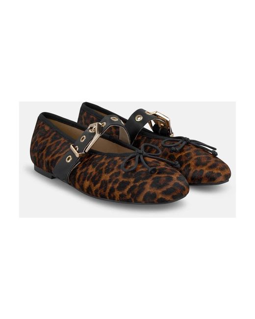 Alma En Pena. Brown Ballerina Shoes