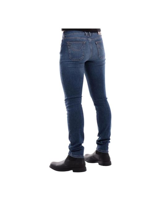 Jeckerson Men's Blue Slim-Fit Jeans