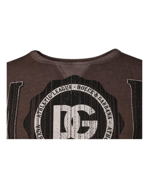 Dolce & Gabbana Brown Sweatshirts for men