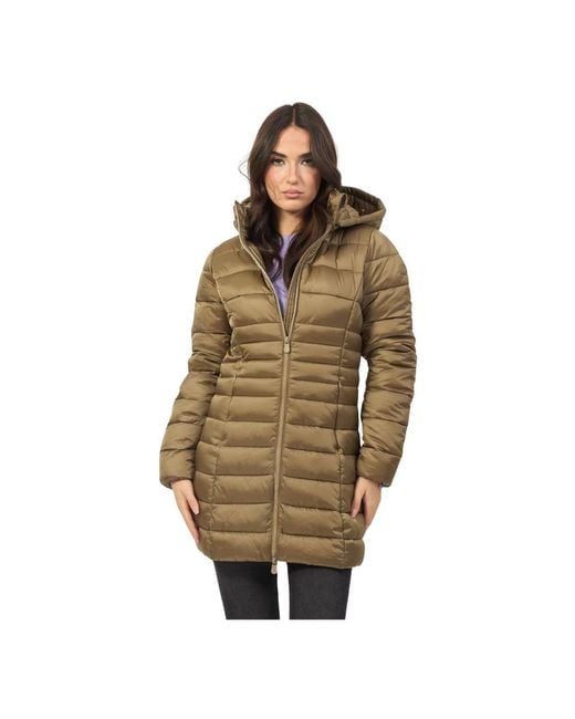 Save The Duck Brown Kapuzenjacke Reese