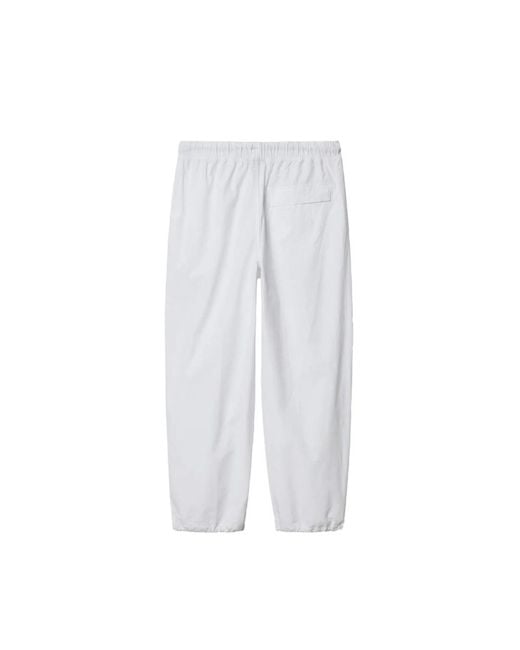 Straight Trousers Carhartt de hombre de color White