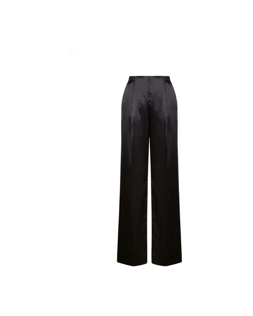 Alberta Ferretti Wijde Broek in het Black