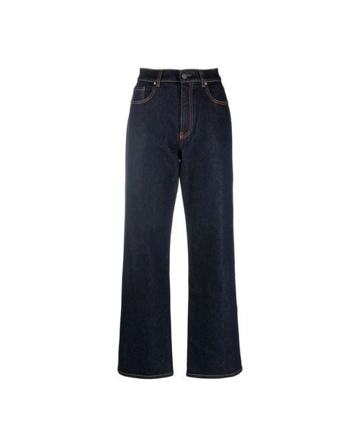P.A.R.O.S.H. Blue Flared Jeans