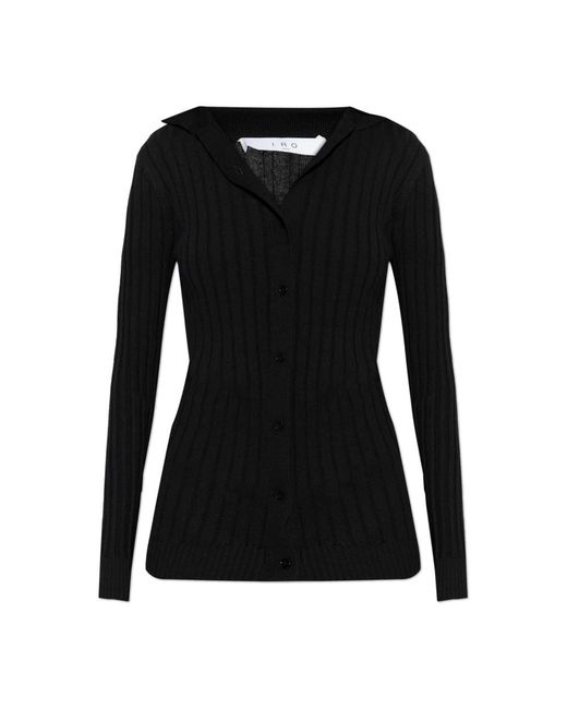 IRO Truien & Vesten ,Zwart ,Wol Cardigan Leonise in het Black