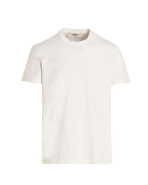 Golden Goose Deluxe Brand White T-Shirts for men