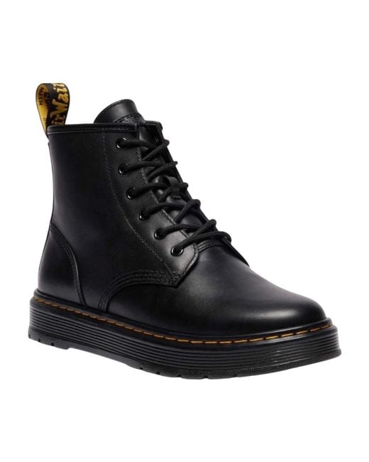 Dr. Martens Black Lace-Up Boots for men
