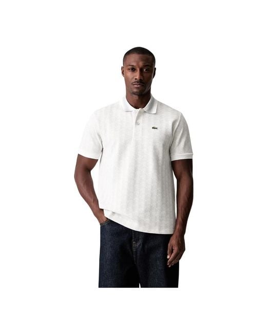 Lacoste Polo Hemden in het White voor heren