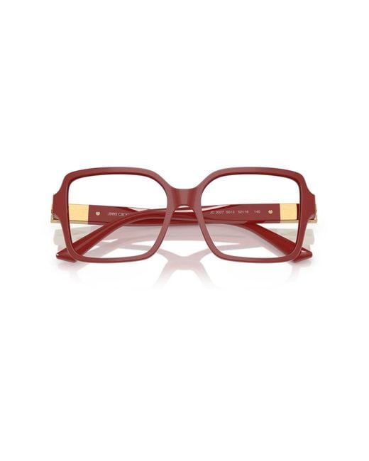 Jimmy Choo Red Glasses