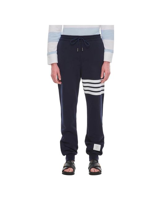 Sweatpants di Thom Browne in Blue da Uomo
