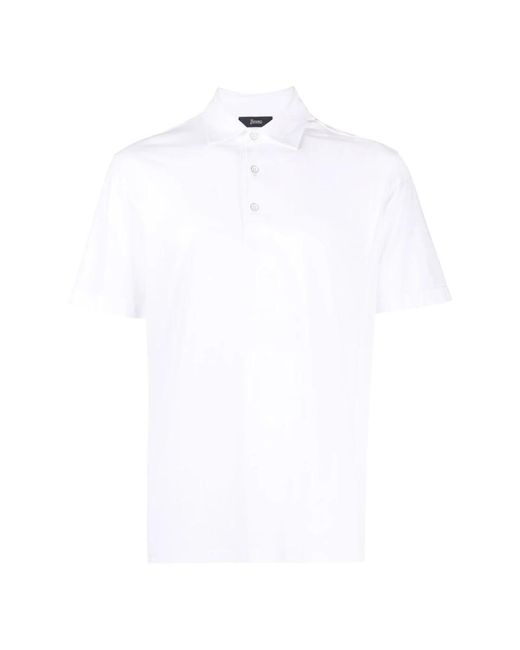 Herno White Polo Shirts for men