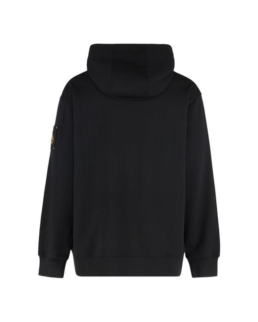 Moose Knuckles Black Hoodies for men