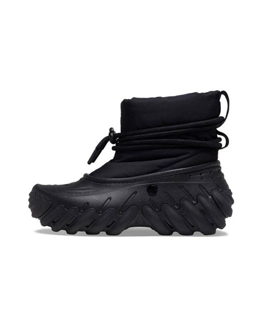 CROCSTM Schoenen ,Zwart ,Echo Boot Zwart Hoge Top in het Black voor heren