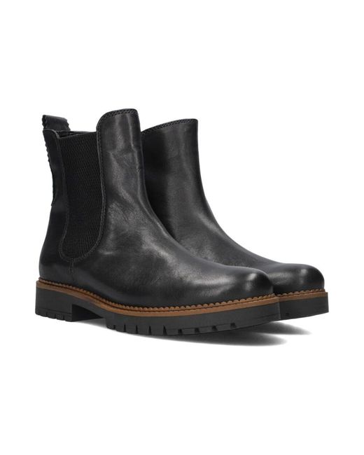 Gabor Black Schwarze Schnürstiefel