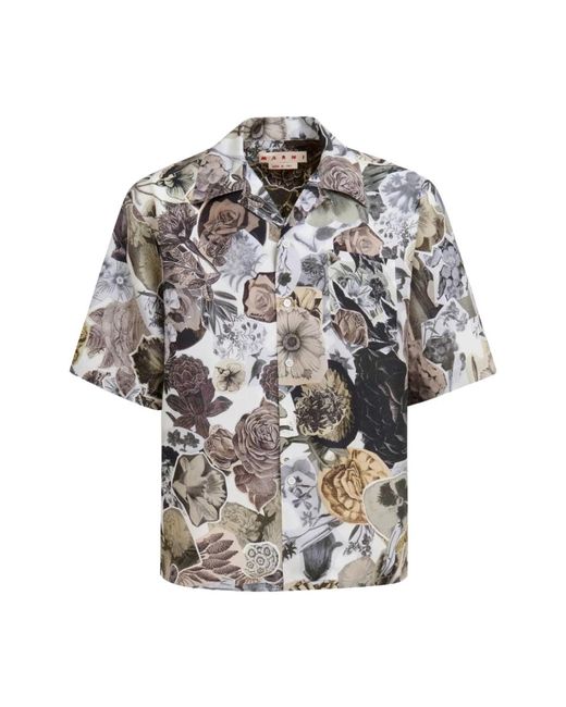 Shirts > short sleeve shirts Marni pour homme en coloris Gray