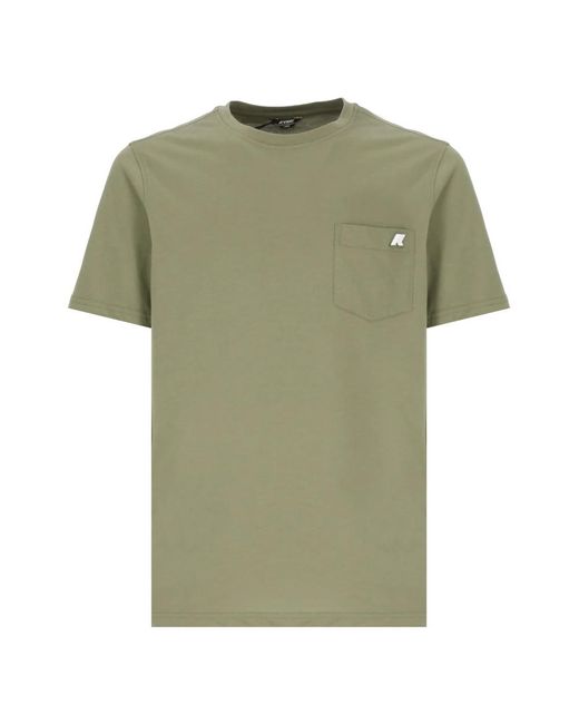 K-Way T-Shirts in het Green voor heren