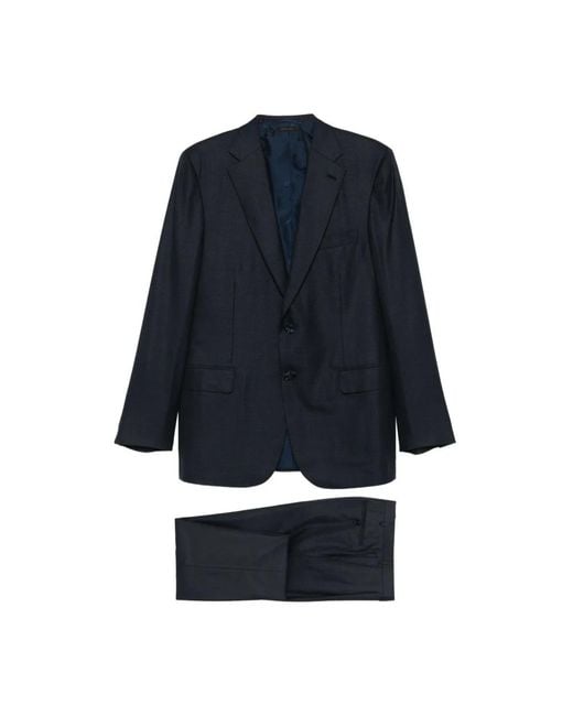 Brioni Single Breasted Suits in het Blue voor heren