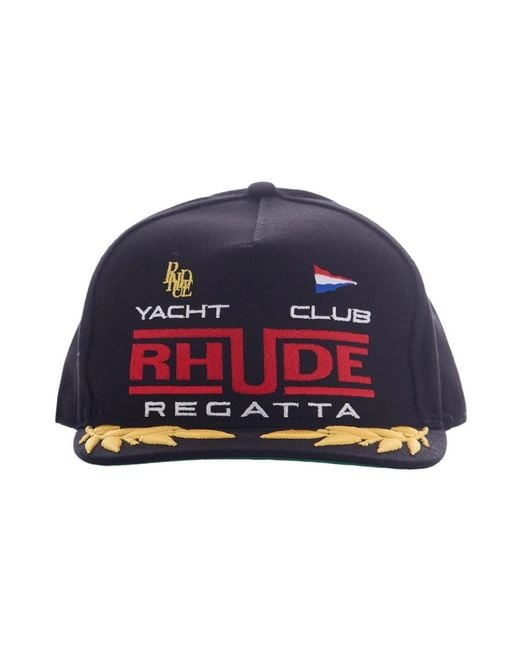 Rhude Blue Caps for men