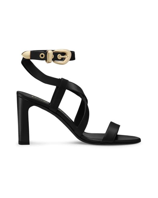 Stuart Weitzman Black High Heel Sandals