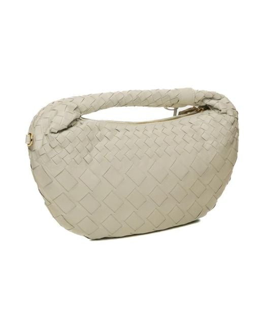 Tosca Blu White Mini Halbmond-Tasche