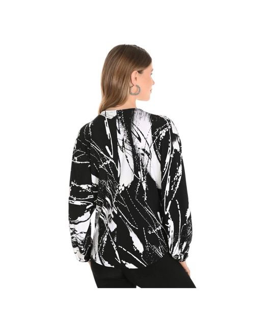 FRANK LYMAN Black Blouses