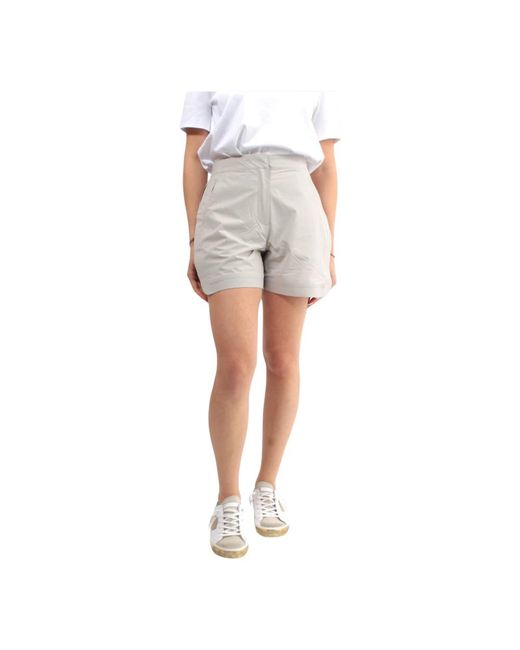 K-Way Gray Technische bermuda shorts