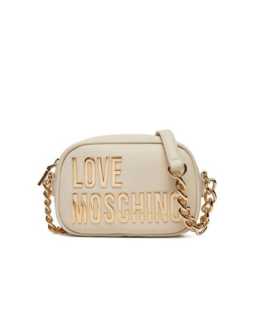 Love Moschino Natural Cross Body Bags