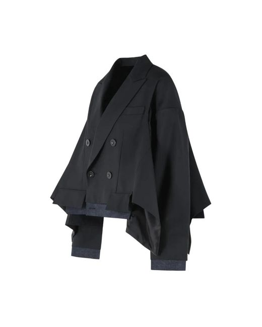 Sacai Black Blazers