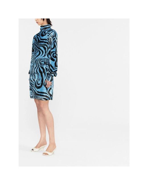 Philosophy Di Lorenzo Serafini Blue Party Dresses