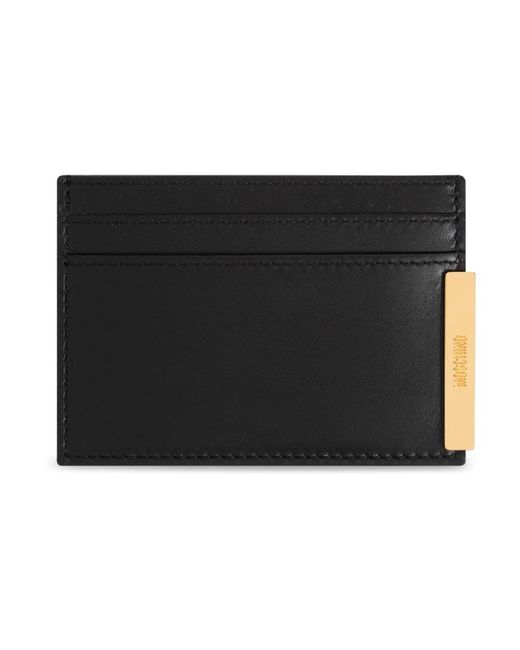Wallets & Cardholders di Moschino in Black da Uomo