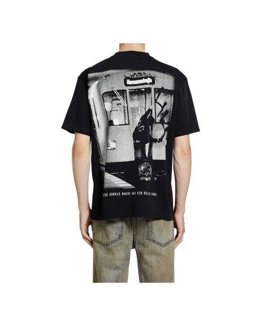 44 Label Group Black T-Shirts for men