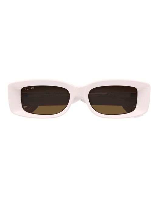 Gucci White Sunglasses