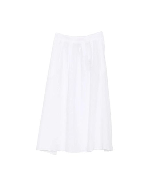 Marella White Midi Skirts