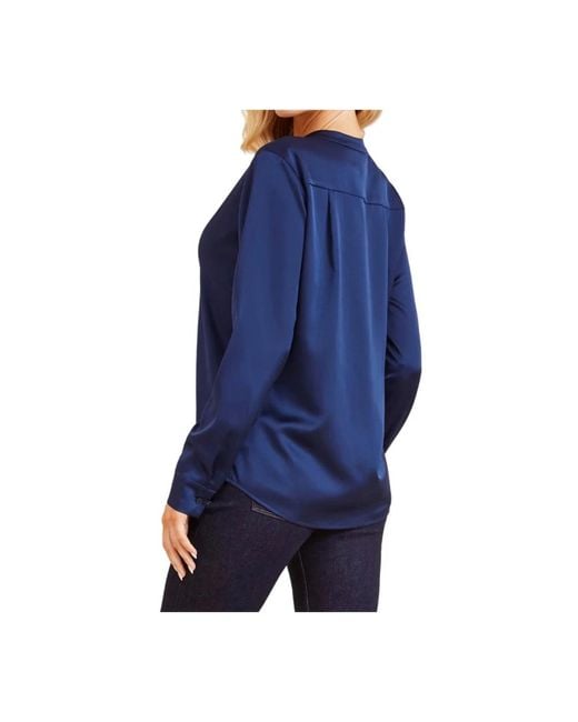 Blouses & shirts > blouses Guess en coloris Blue
