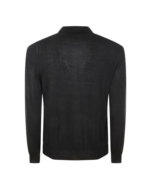Polo Shirts hindustrie de hombre de color Black