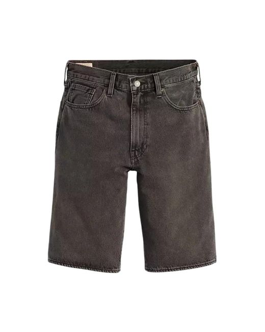 Levi's Korte Broeken ,Zwart ,Katoen 478 Baggy 30,5 Cm Shorts in het Gray voor heren