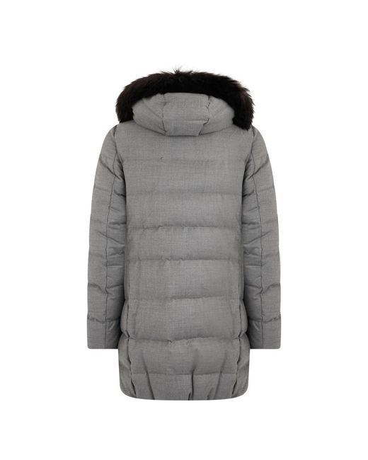 Moorer Zircone Padded Jacket in het Gray