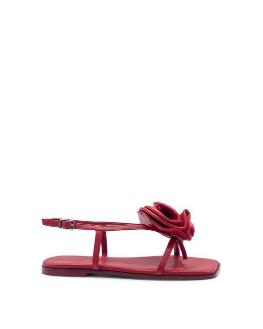 Flat Sandals di Vic Matié in Red