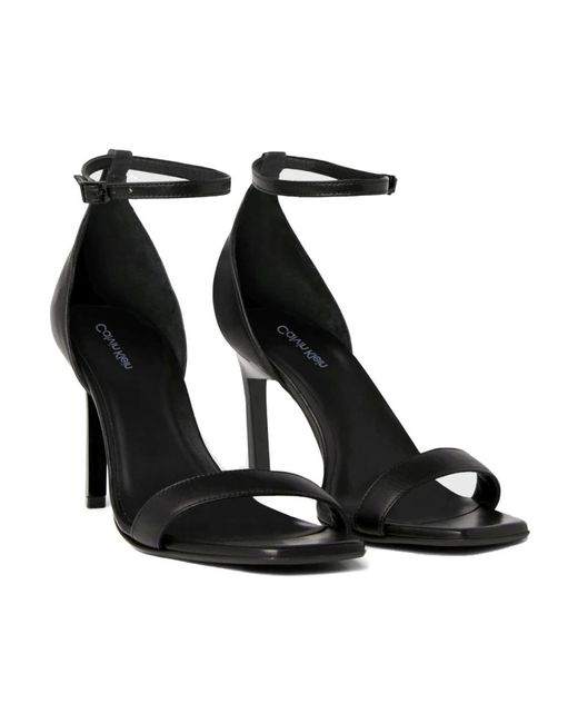 Calvin Klein Black High Heel Sandals