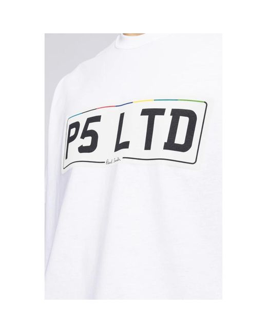 PS by Paul Smith Bedrucktes t-shirt in White für Herren