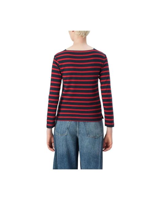 Pepe Jeans Red Round-Neck Knitwear