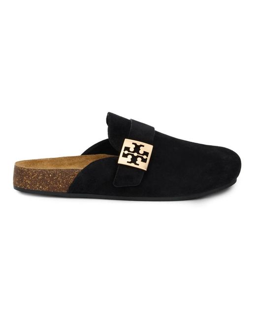 Tory Burch Black Mules