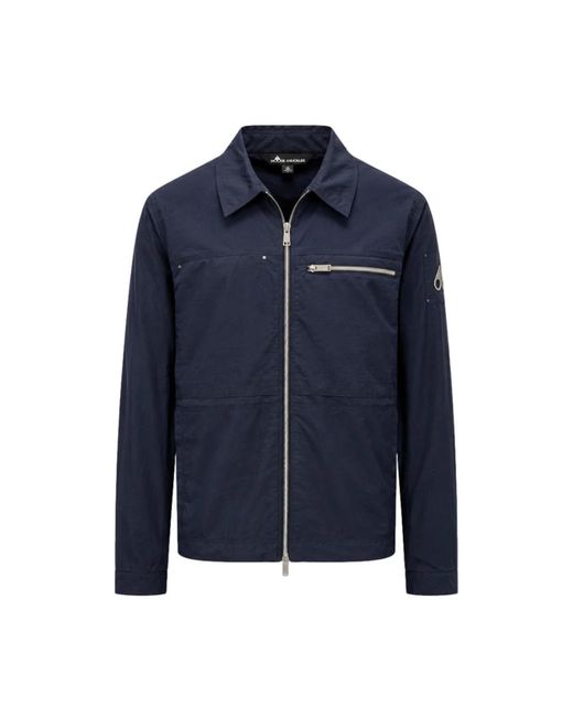 Light Jackets Moose Knuckles de hombre de color Blue